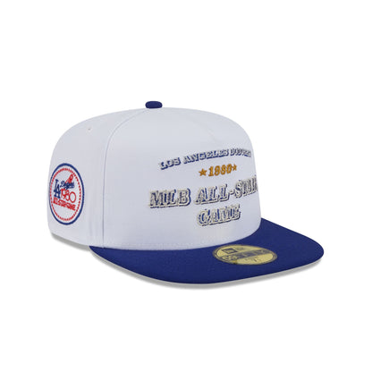 Los Angeles Dodgers Summer Derby White 59FIFTY A-Frame Fitted Hat