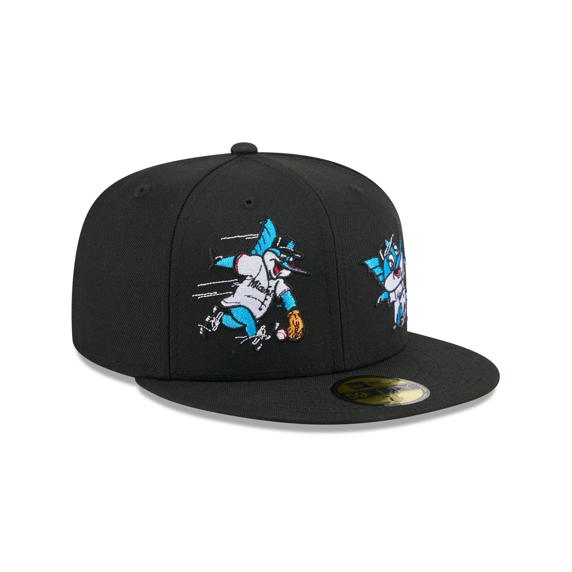 Miami Marlins Generation Mascots 59FIFTY Fitted Hat