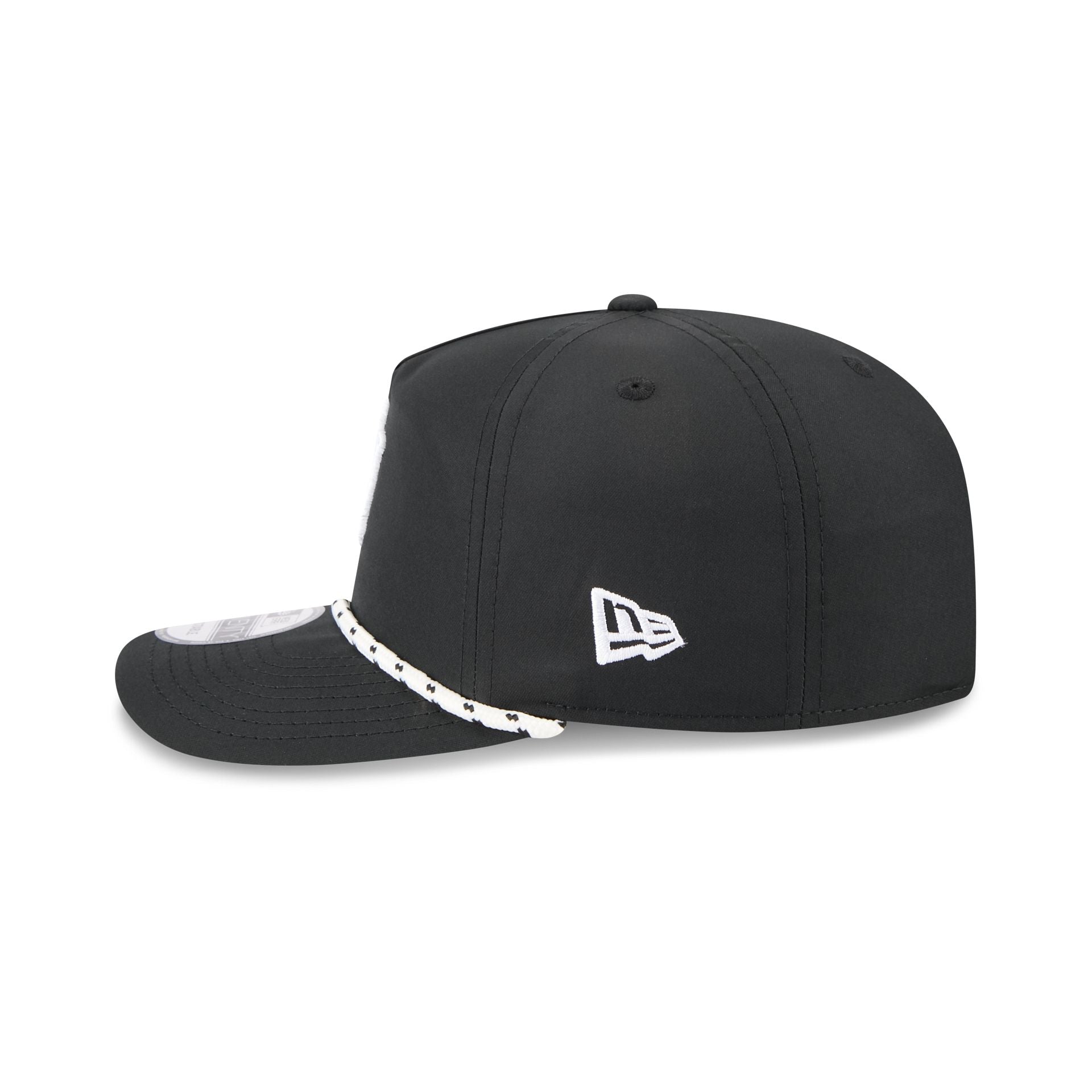 New York Yankees Black and White Rope 19TWENTY Snapback Hat