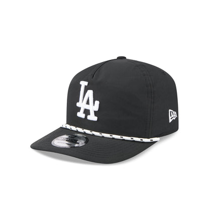Los Angeles Dodgers Black and White Rope 19TWENTY Snapback Hat