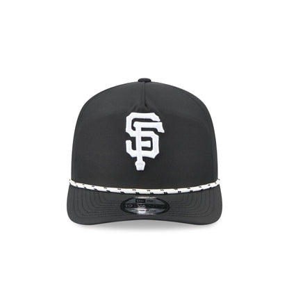 San Francisco Giants Black and White Rope 19TWENTY Snapback Hat