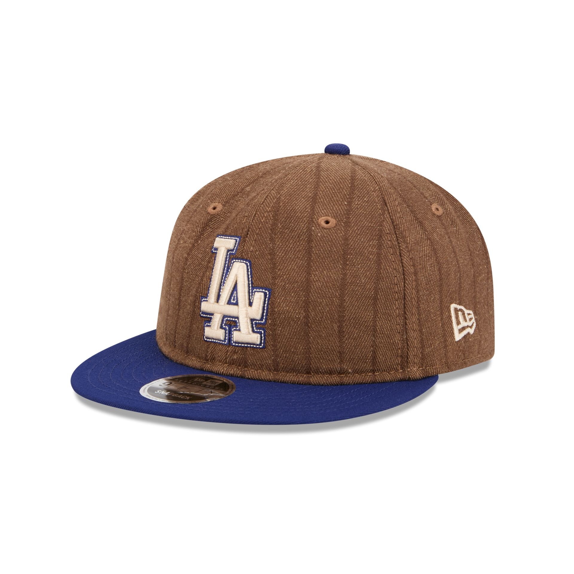 Los Angeles Dodgers Three Looms Wool Pinstripe Retro Crown 9FIFTY Adjustable Hat