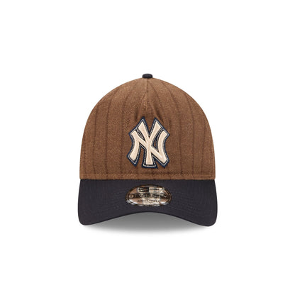 New York Yankees Three Looms Wool Pinstripe 9TWENTY A-Frame Adjustable Hat