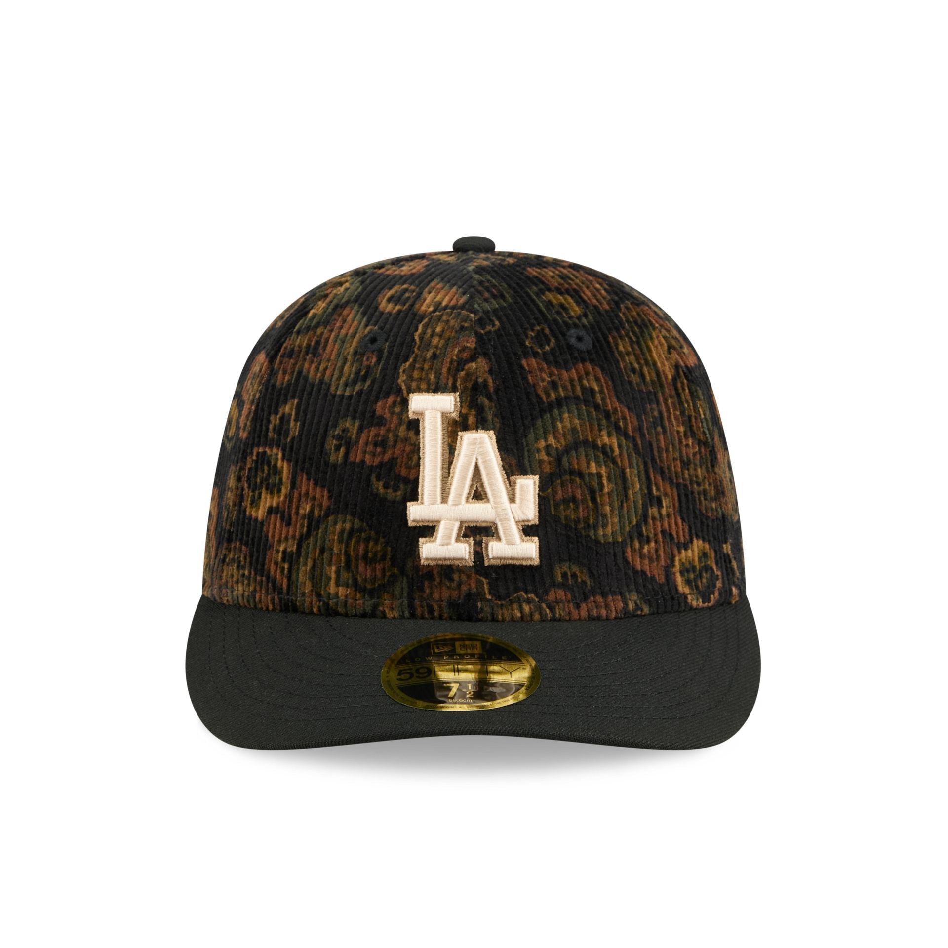 Los Angeles Dodgers Three Looms Floral Cord Low Profile 59FIFTY Fitted Hat