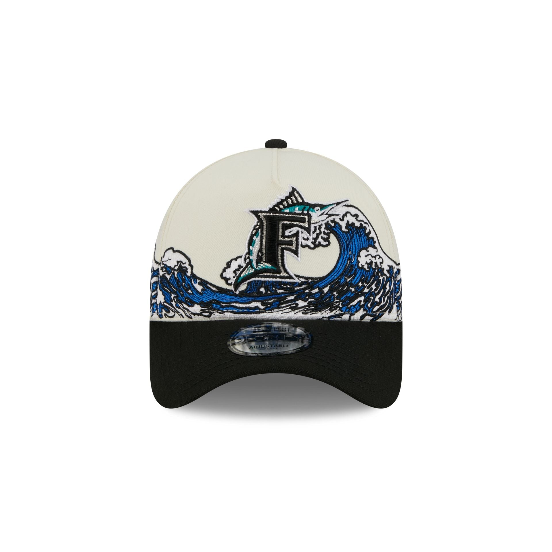 Miami Marlins Tidal Flow 9FORTY A-Frame Snapback Hat