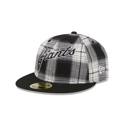 San Francisco Giants Grunge Plaid Retro Crown 59FIFTY Fitted Hat