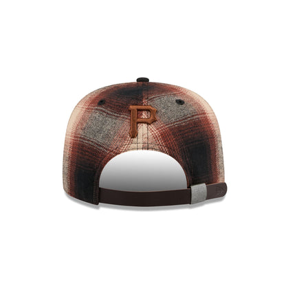 Pittsburgh Pirates Grunge Plaid 9FIFTY A-Frame Adjustable Hat