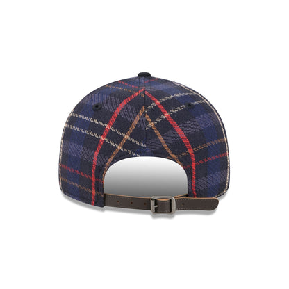 New York Yankees Grunge Plaid Retro Crown 9FIFTY Adjustable Hat