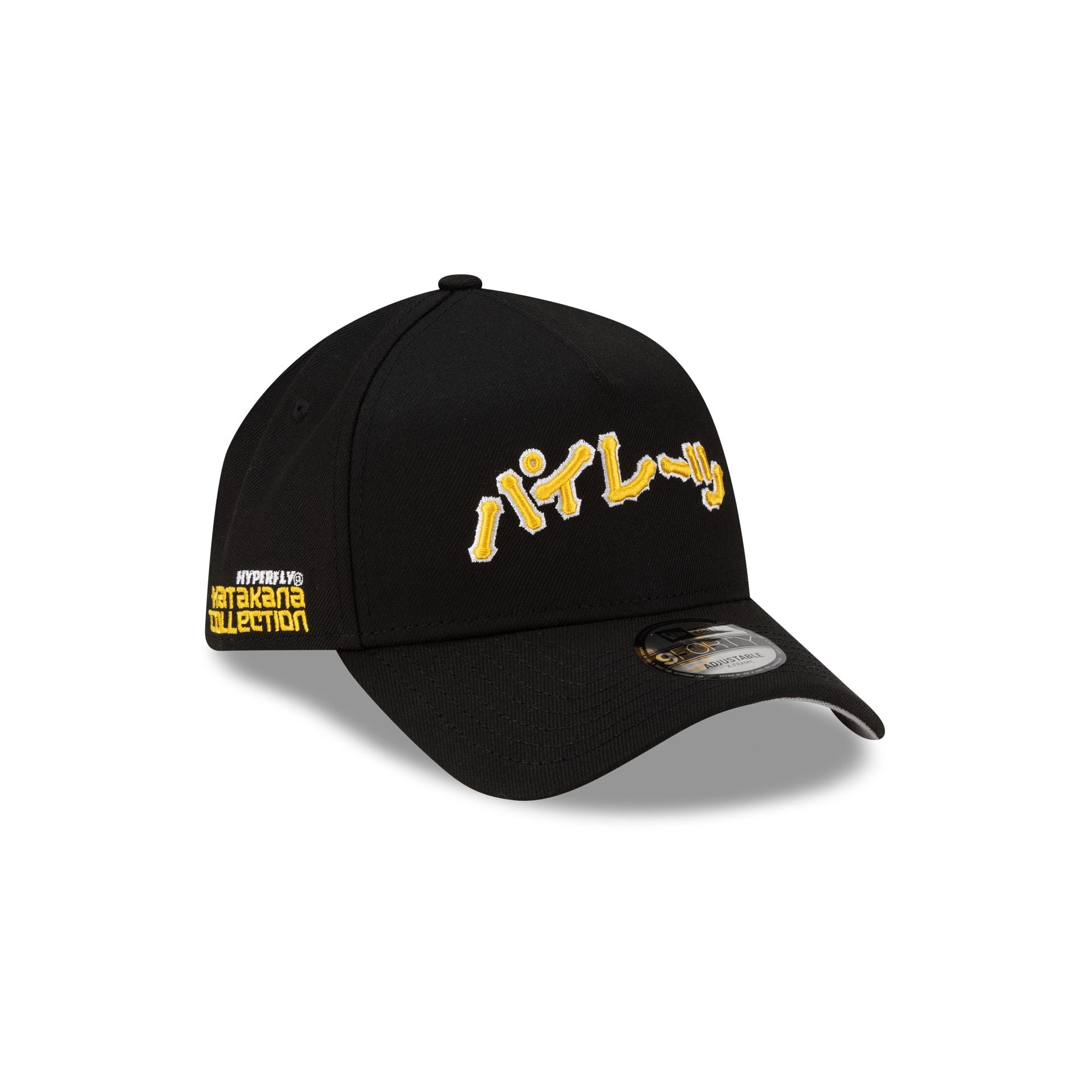 Hyperfly Katakana x Pittsburgh Pirates 9FORTY A-Frame Snapback Hat