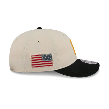 Pittsburgh Pirates Three Looms Americana Herringbone Retro Crown 9FIFTY Adjustable Hat