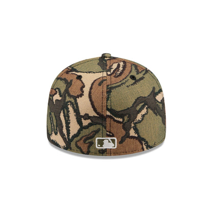 New York Yankees Three Looms Jacquard Camo 59FIFTY Fitted Hat