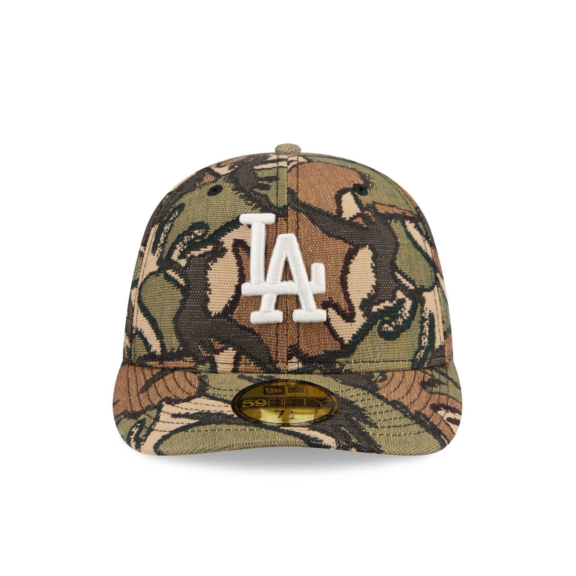 Los Angeles Dodgers Three Looms Jacquard Camo 59FIFTY Fitted Hat