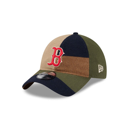 Boston Red Sox Three Looms Cotton Twill Patchwork 9TWENTY Adjustable Hat