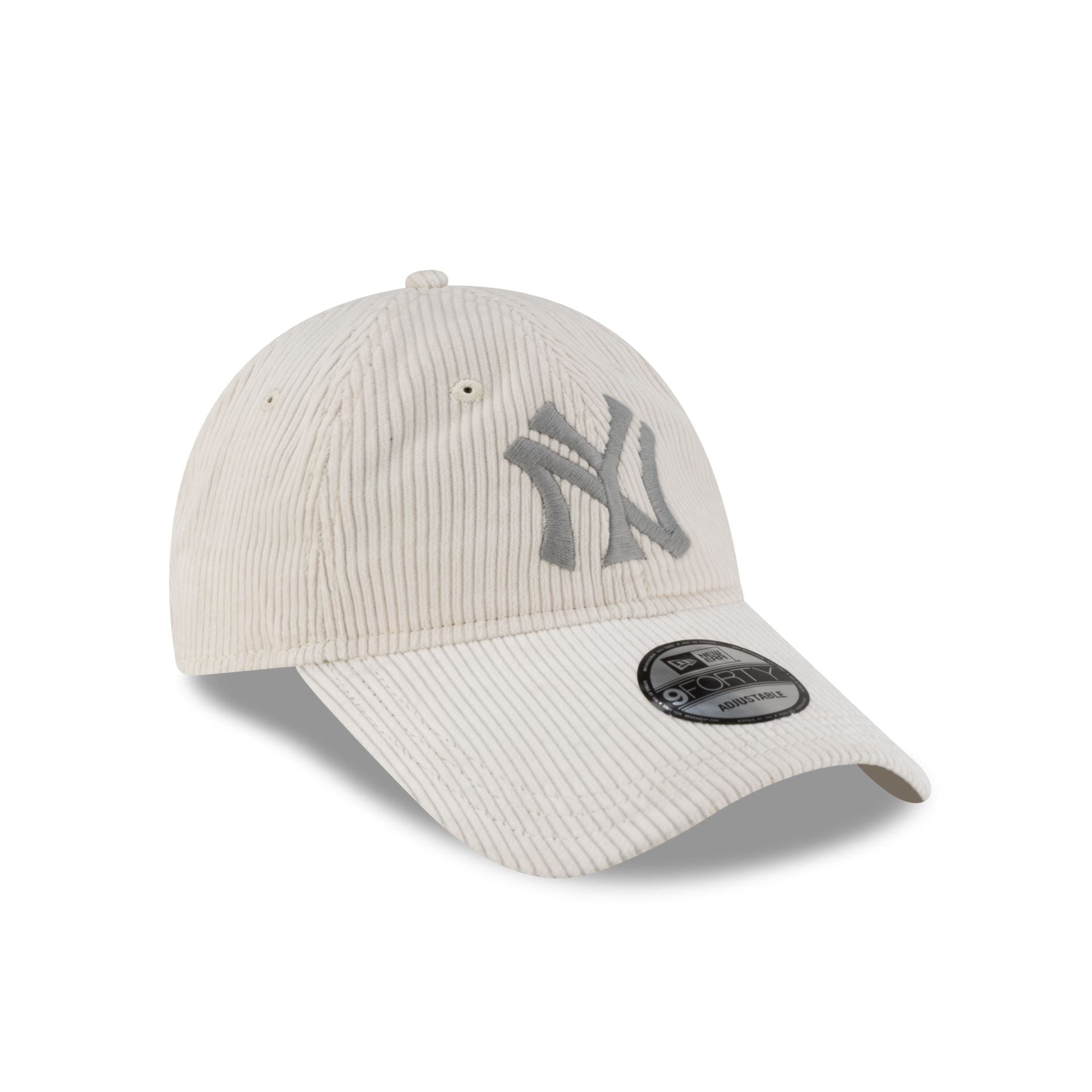 Ralph Lauren x New York Yankees Chrome Corduroy Long Bill 9FORTY Adjustable Hat