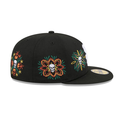 San Francisco Giants Day of the Dead Skull & Flowers 59FIFTY Fitted Hat