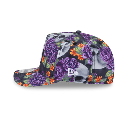 New York Yankees Day of the Dead Skull & Roses 9FIFTY A-Frame Snapback