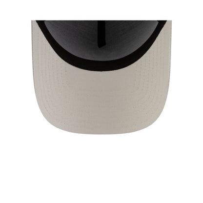 Siegelman Stable x New York Yankees Gray Visor 9FORTY A-Frame Snapback Hat