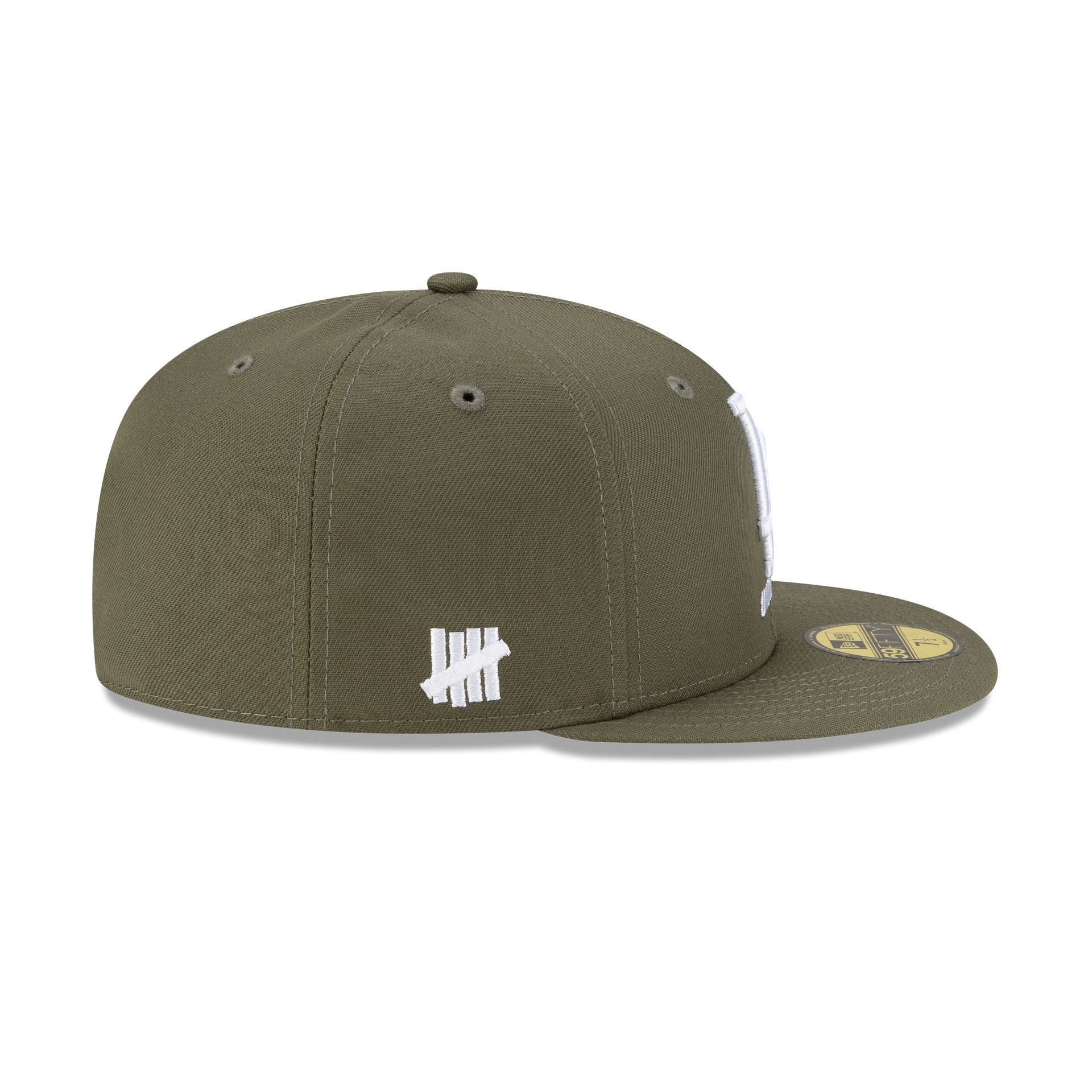 Undefeated x Los Angeles Dodgers Stacked Olive 59FIFTY Fitted Hat