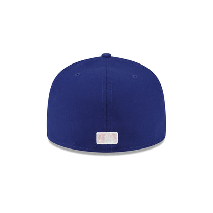 Born X Raised x Los Angeles Dodgers Royal and Pink 59FIFTY Fitted Hat