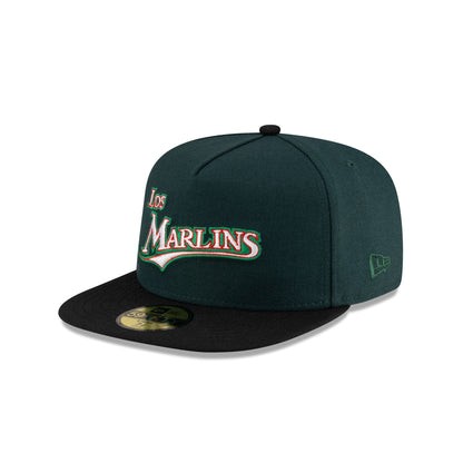 Just Caps Cinco de Mayo Miami Marlins 59FIFTY A-Frame Fitted Hat
