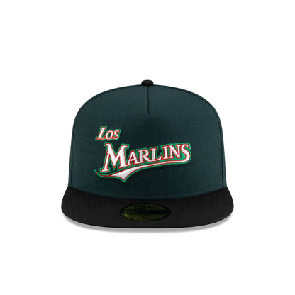 Just Caps Cinco de Mayo Miami Marlins 59FIFTY A-Frame Fitted Hat