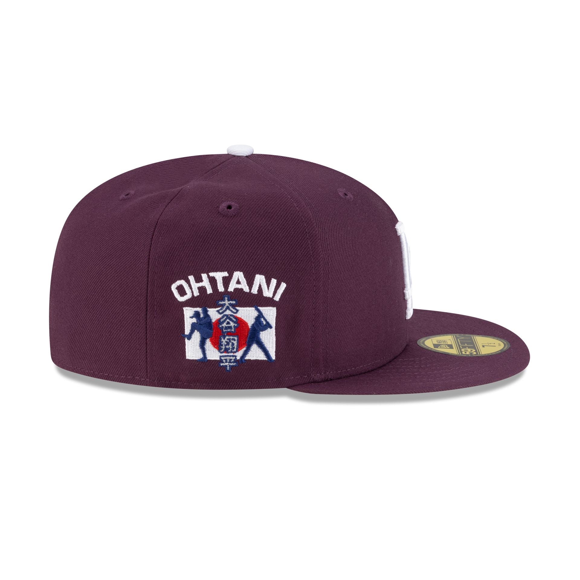Los Angeles Dodgers Shohei Ohtani Plum 59FIFTY Fitted Hat