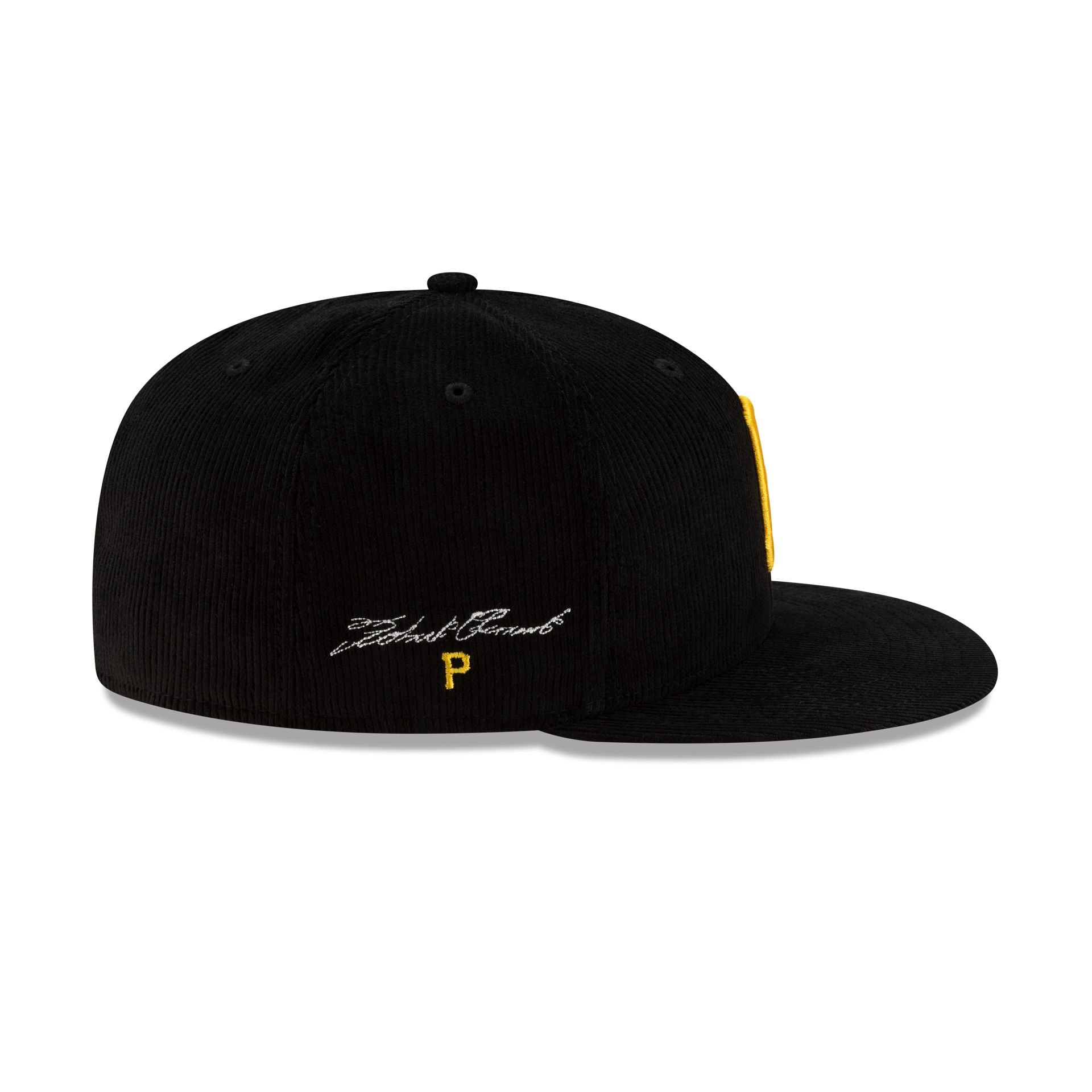 Just Caps Player Corduroy Pittsburgh Pirates Roberto Clemente 59FIFTY Fitted Hat