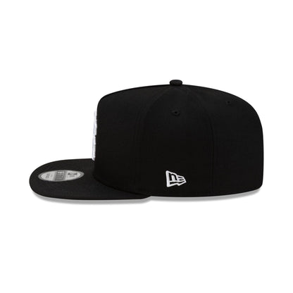 San Francisco Giants Upside Down Logo Black 9FIFTY A-Frame Snapback Hat