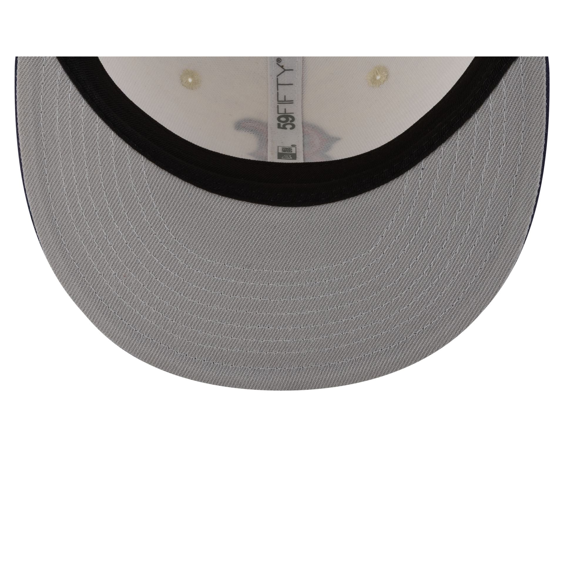 Boston Red Sox Upside Down Logo Chrome 59FIFTY Fitted Hat