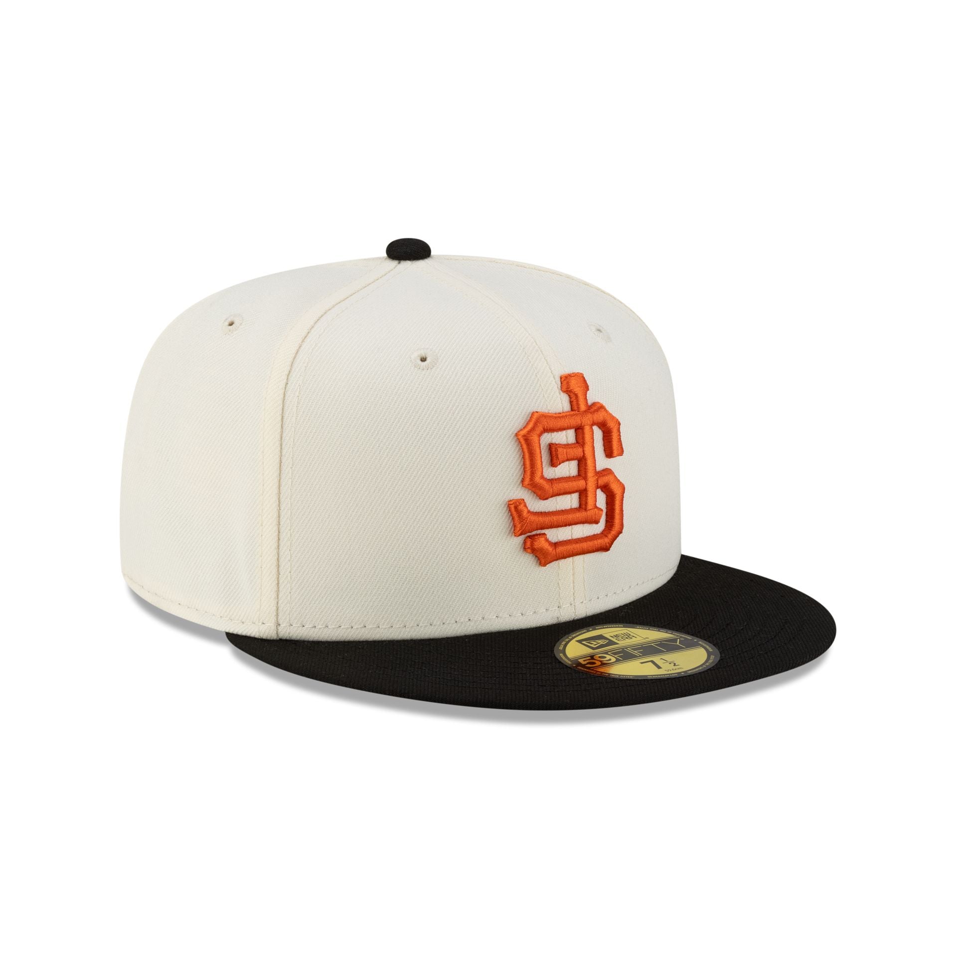 San Francisco Giants Upside Down Logo Chrome 59FIFTY Fitted Hat
