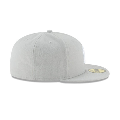 New York Yankees Gray Basic 59FIFTY Fitted Hat