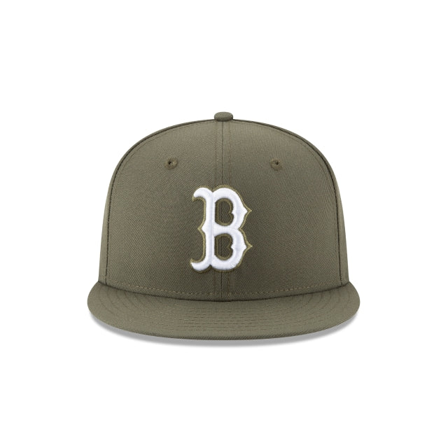 Boston Red Sox Olive 59FIFTY Fitted Hat